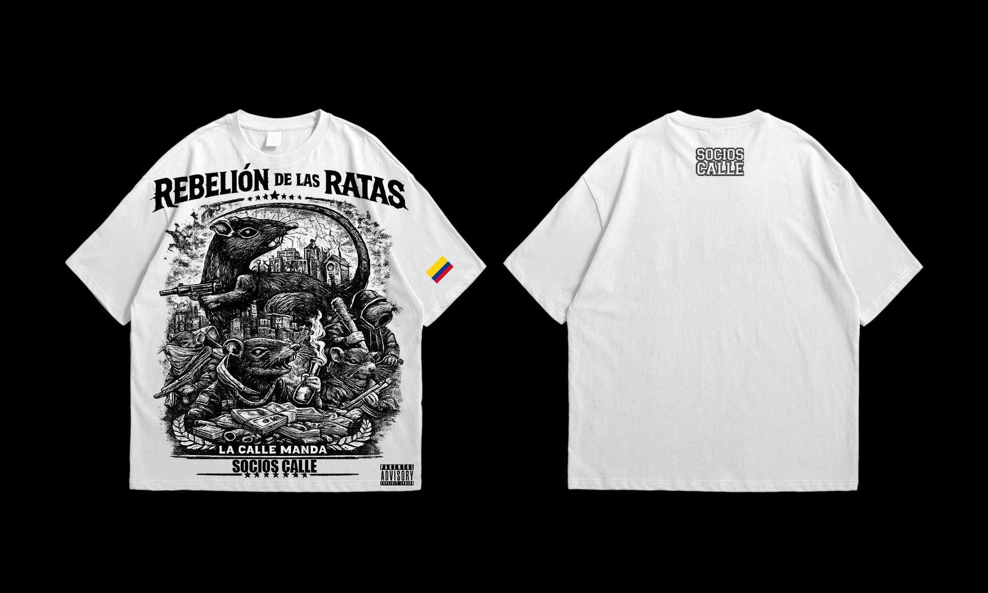 Camisetas Blanca La Rebelión